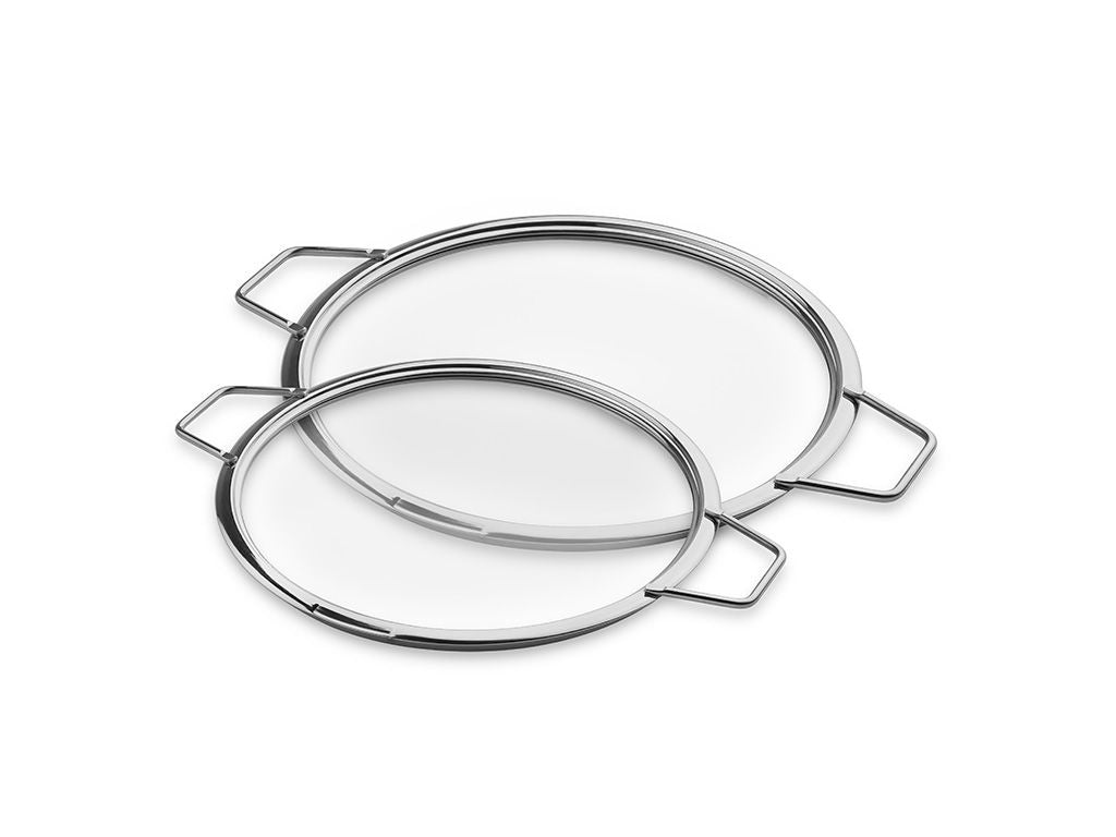 COPERCHI IN VETRO IMPILABILI – 24/ 28 CM – 2 PEZZI - 1
