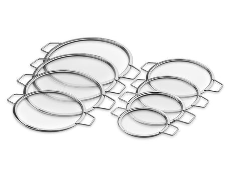 COPERCHI IN VETRO IMPILABILI – 14/ 18/ 20/ 24/ 26/ 28/ 30/ 32 CM – 8 PEZZI - 1