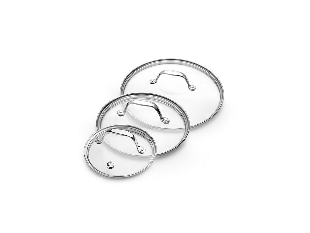 SET DI COPERCHI IN VETRO - 3 PCS