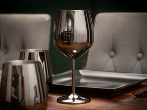 BICCHIERI SET - CALICE DA VINO IN ACCIAIO INOSSIDABILE