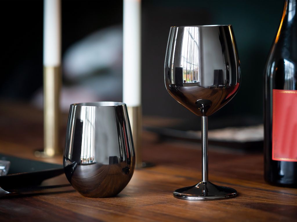 CALICE DA VINO IN ACCIAIO INOSSIDABILE