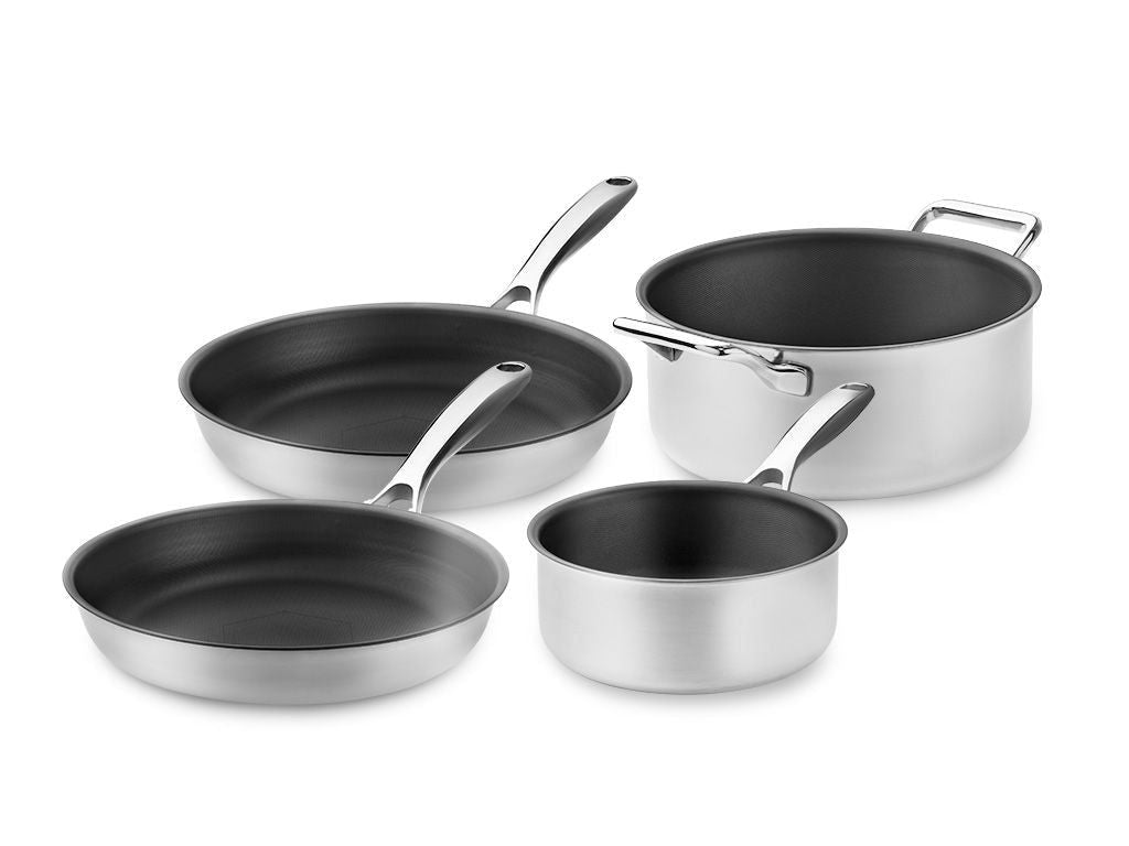 ZERO – ANTIADERENTE NATURALE SET MISTO PENTOLA/PADELLA - 4-PEZZI - 1