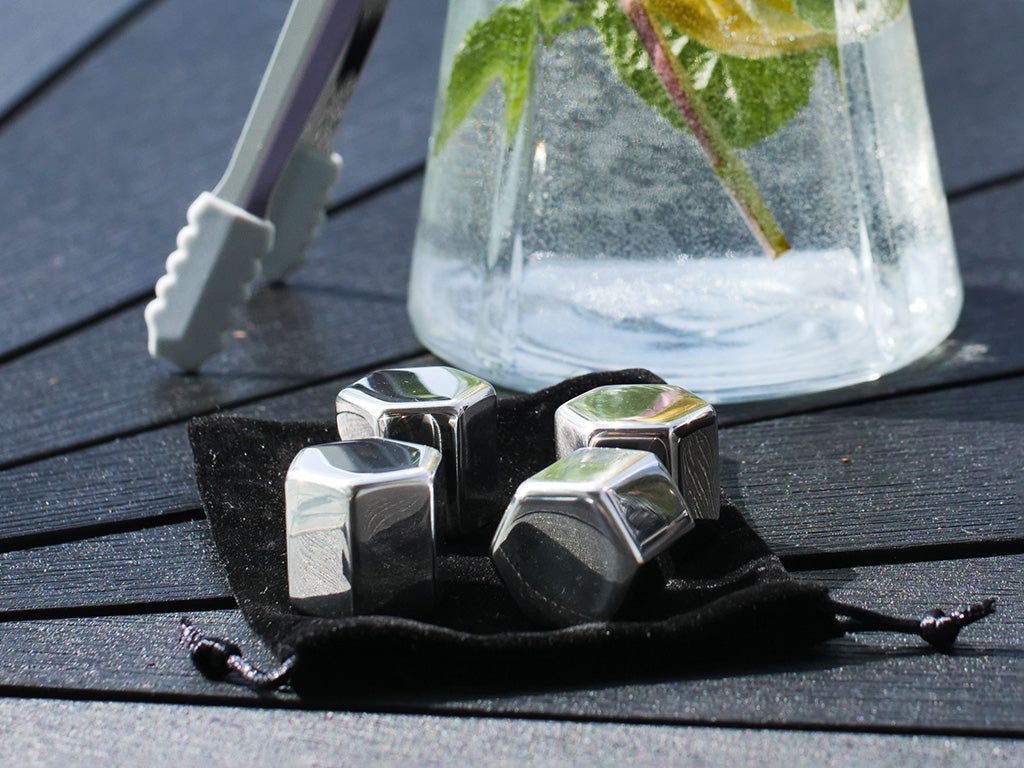 GHIACCIO RIUTILIZZABILI IN ACCIAIO INOX - 4-PZ - 2
