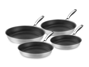 ZERO – SET DI PADELLE ANTIADERENTI NATURALI – 4 PEZZI - 1