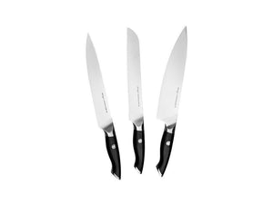 3-PZ COLTELLO DA CHEF-CARNE-PANE SET - 1