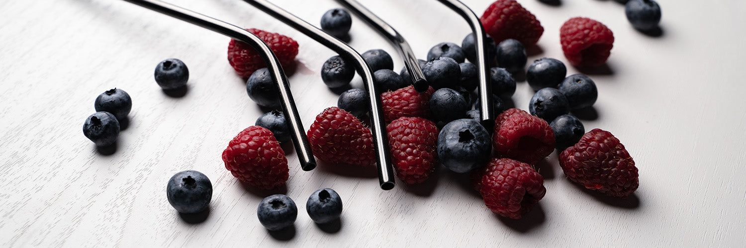 CANNUCCE RIUTILIZZABILI IN ACCIAIO - CURVO