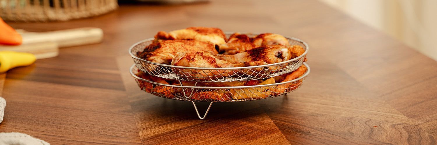 RIPIANI IMPILABILI PER AIRFRYER 4L
