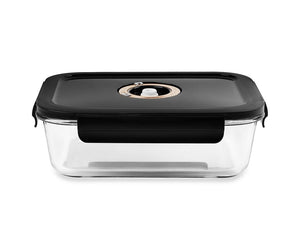 CONTENITORE IN VETRO SOTTOVUOTO RETTANGOLARE – 1040ML - 1