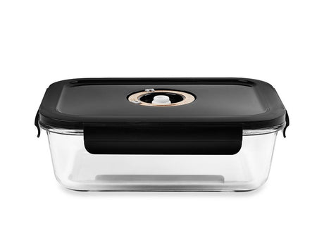 CONTENITORE IN VETRO SOTTOVUOTO RETTANGOLARE – 1040ML - 1