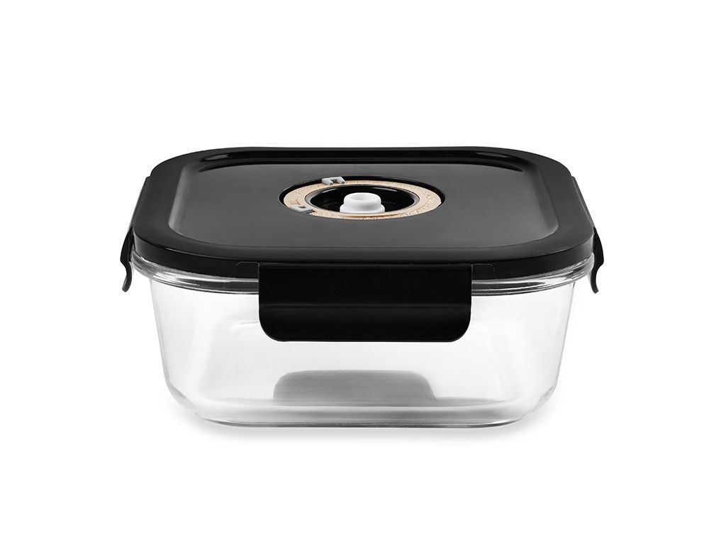 CONTENITORE IN VETRO SOTTOVUOTO QUADRATO – 800ML - 1