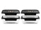 CONTENITORE IN VETRO SOTTOVUOTO RETTANGOLARE – 1480ML – SET – 4 PZ