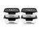 CONTENITORE IN VETRO SOTTOVUOTO QUADRATO – 800ML – SET – 4 PZ