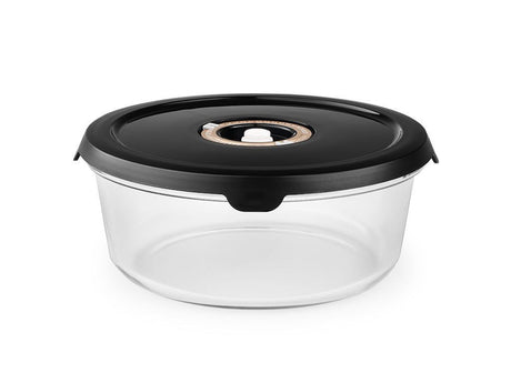 CONTENITORE TONDO IN VETRO SOTTOVUOTO – 1400ML - 1