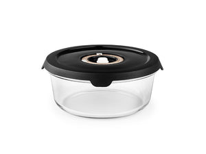 CONTENITORE TONDO IN VETRO SOTTOVUOTO – 930ML - 1