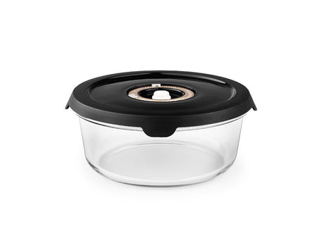 CONTENITORE TONDO IN VETRO SOTTOVUOTO – 930ML - 1