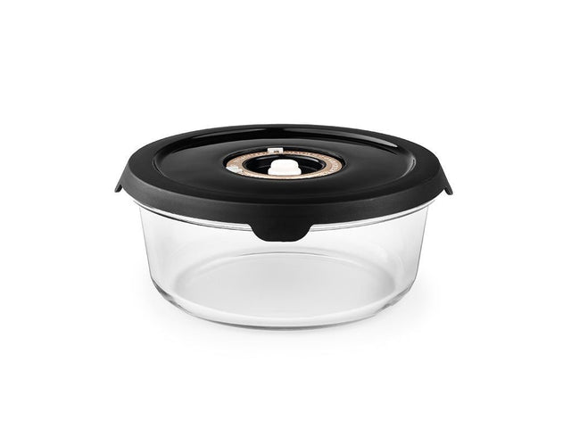 CONTENITORE TONDO IN VETRO SOTTOVUOTO – 930ML - 1