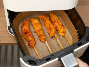 CARTA DA FORNO PER FRIGGITRICE AD ARIA 18 X 16 CM - 50-PZ - 4