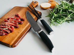 MEAT FORK + SLICE KNIFE BUNDLE - 4
