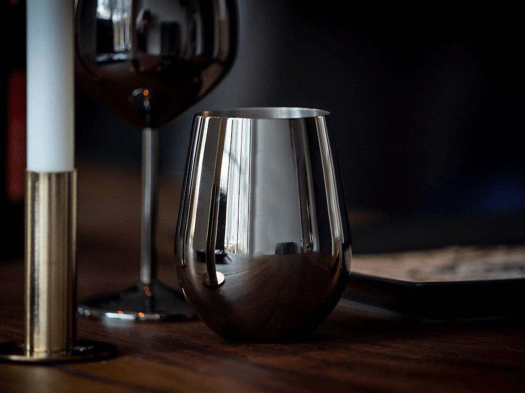 SET DA BICCHIERE IN ACCIAIO INOSSIDABILE 4 PEZZI - 7